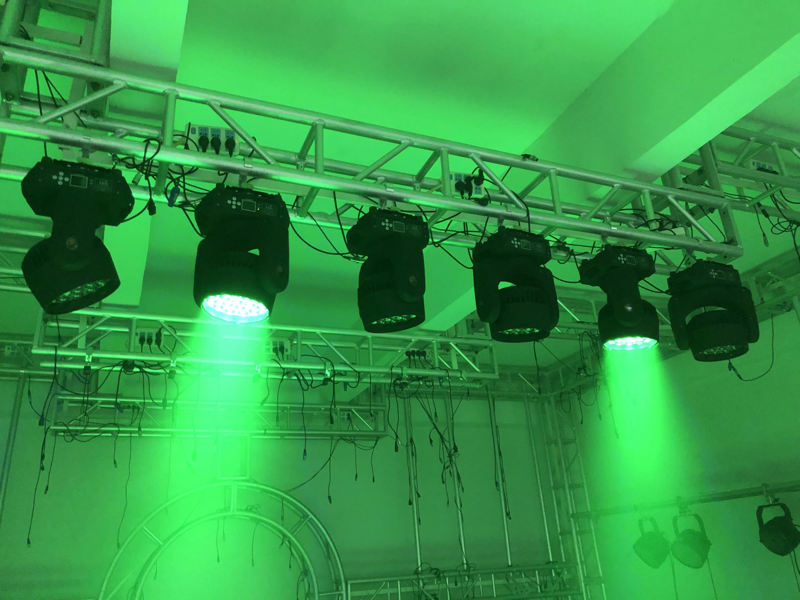 Amazon.co.jp : IMRELAX 15W×19個 RGBW 4in1 LEDs ムービングライト